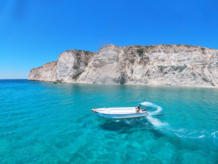 yacht in the greece